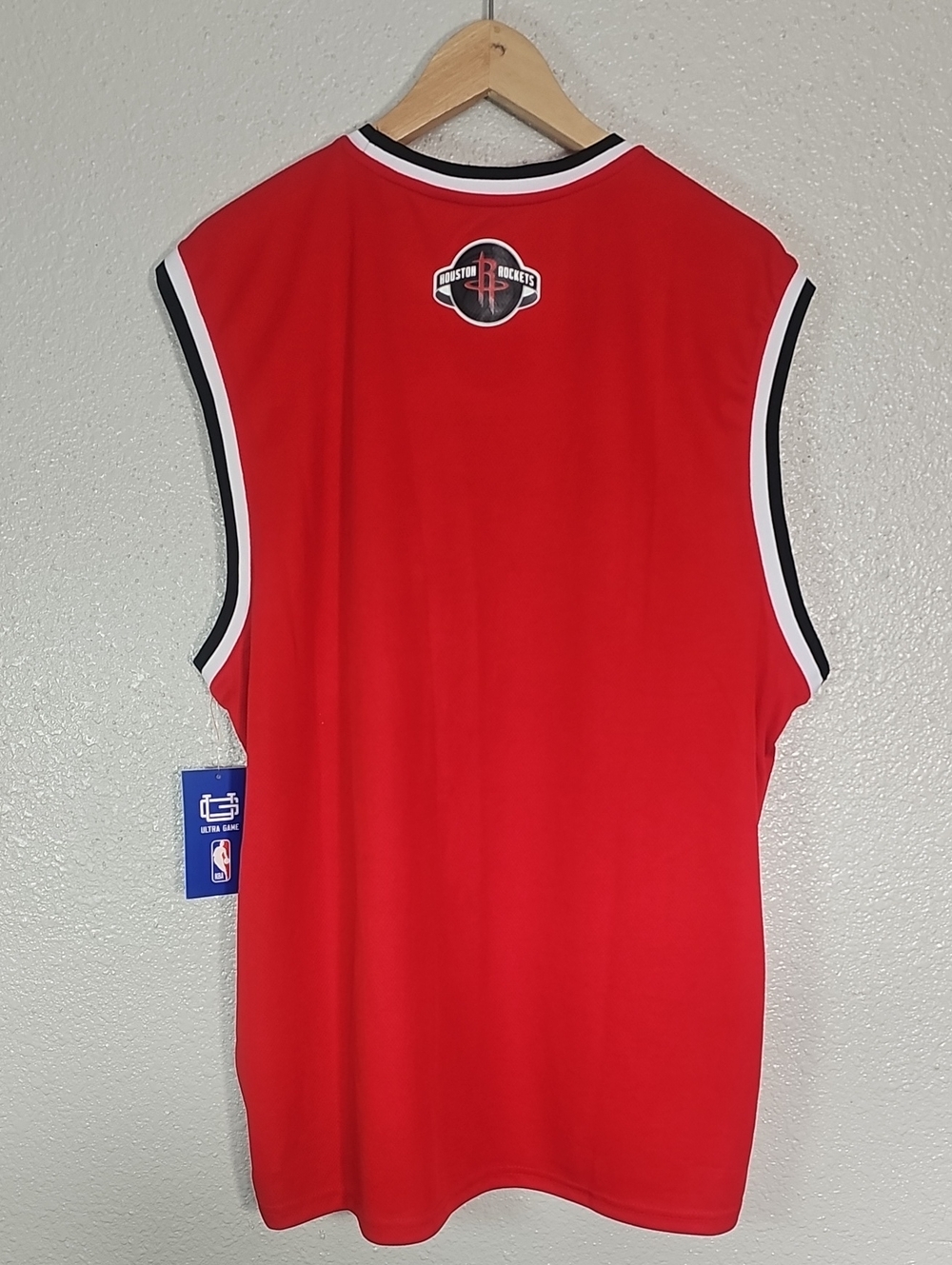 Ultra Game Houston Rockets Red Jersey. - Picture 6 of 8